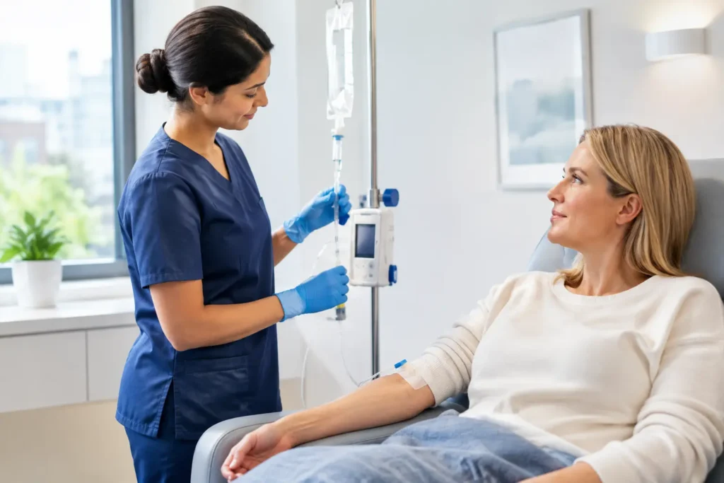 Infusion Safety Checks Before and During Treatment