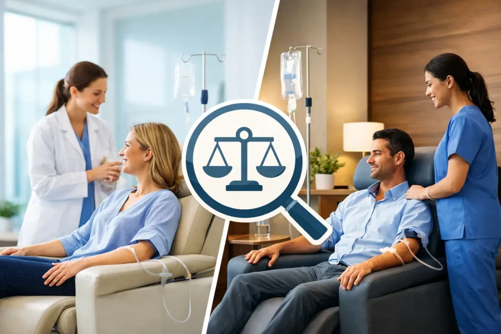 Best Ways to Compare Infusion Providers