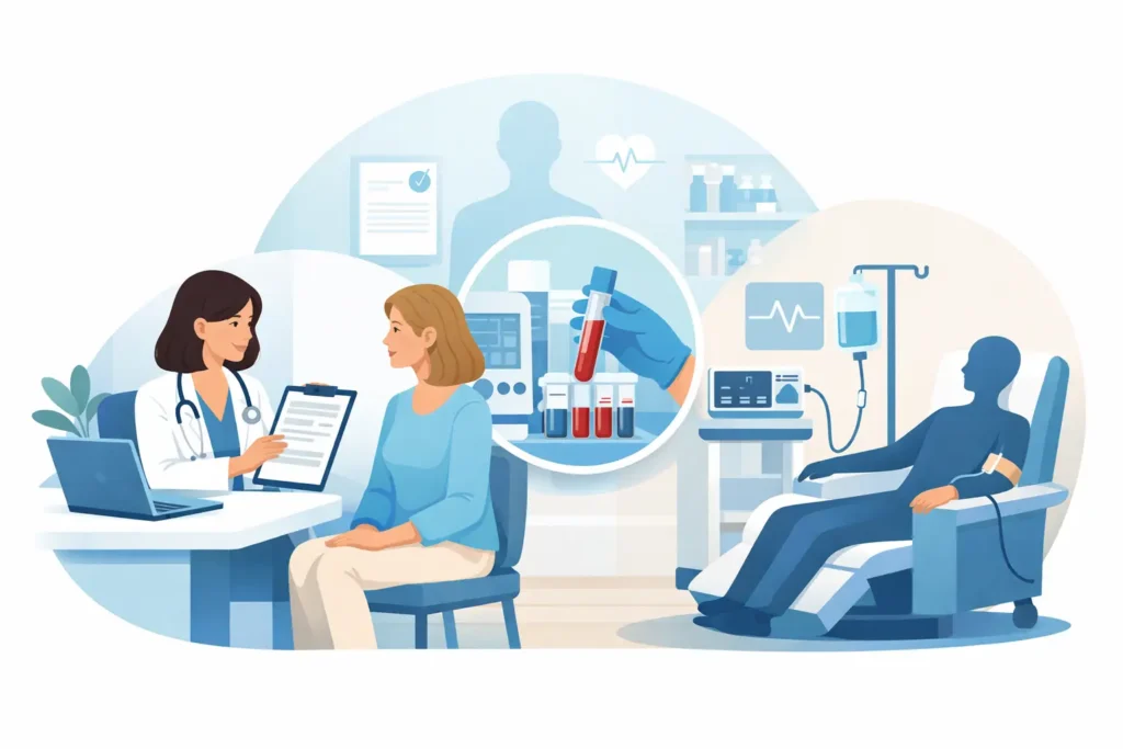 How Clinics Screen for Infusion Suitability
