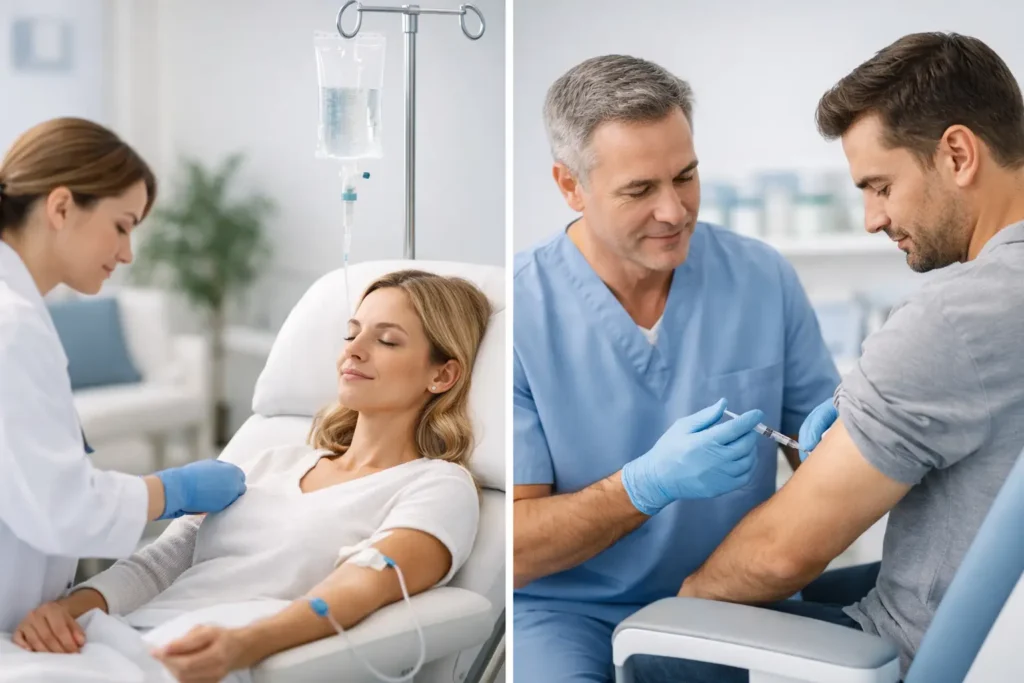 NAD Infusion Versus NAD Injection