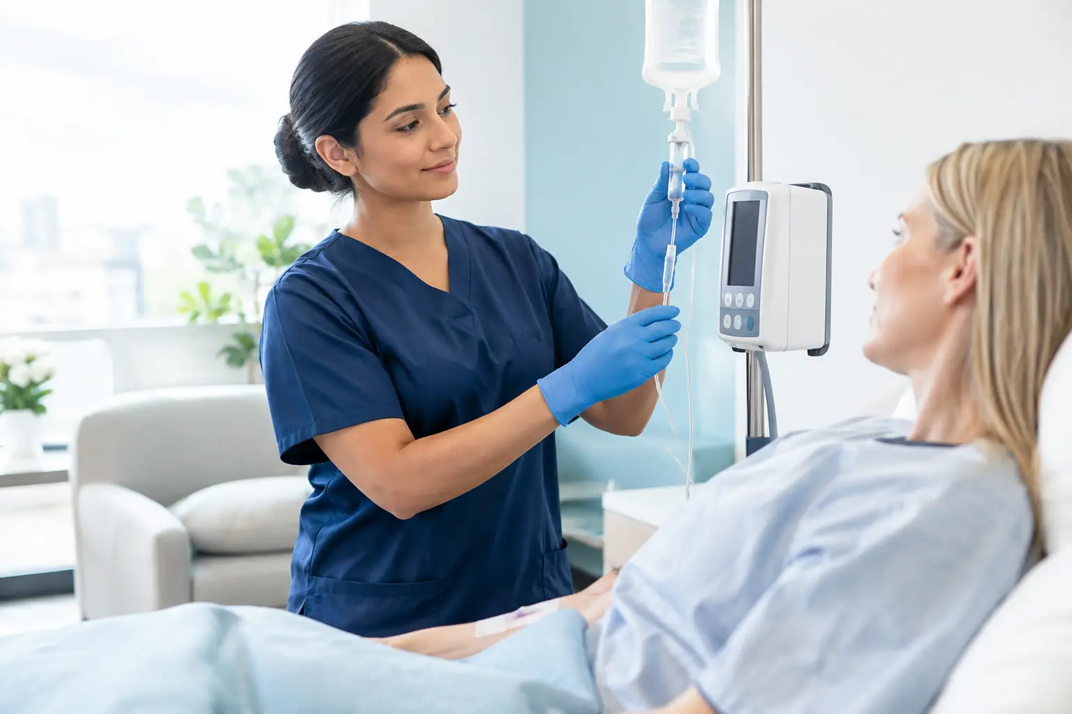 Infusion Rate Calculation for Safe IV Delivery